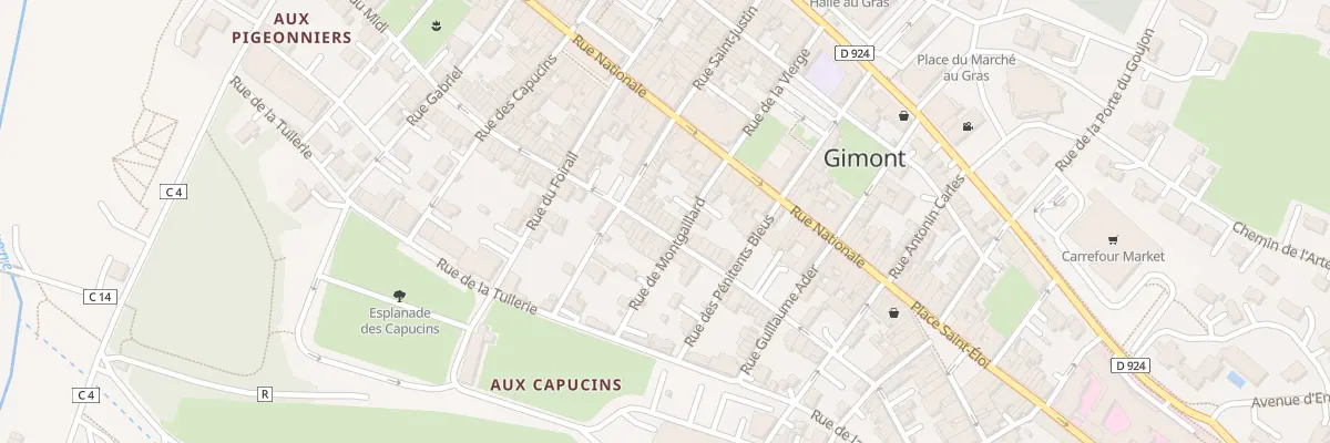 Plan du 45 Rue de la Combe du Midi à Gimont