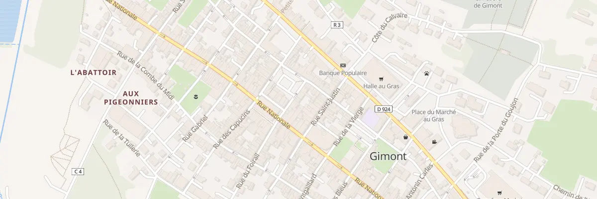 Plan du 2D Rue de l’Evesquerie à Gimont