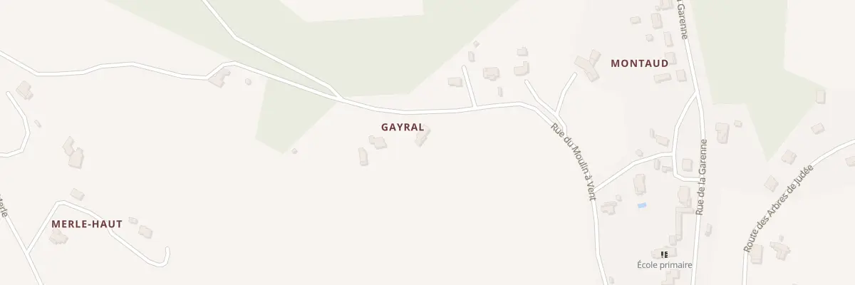 Plan du 127 Gayral à Monségur