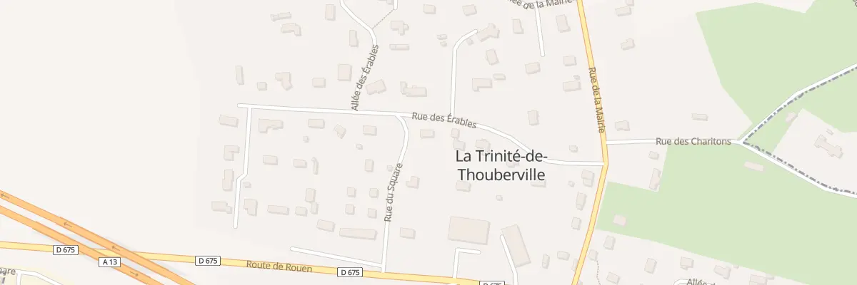 Plan du 13A Rue des Erables à La Trinité-de-Thouberville