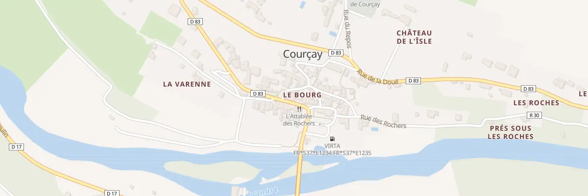 Plan du 4 Rue du Commerce à Courçay
