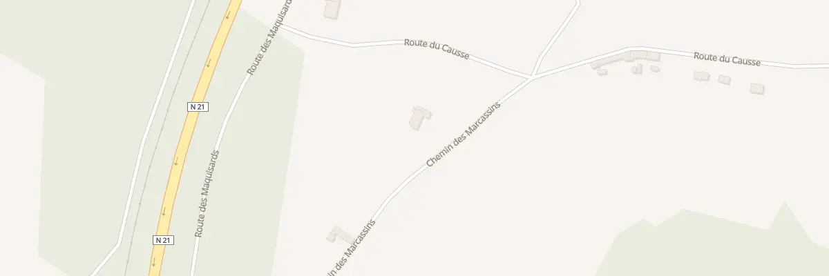 Plan du 503 Che des Marcassins à Vaunac