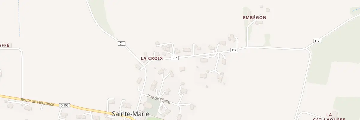 Plan du 5013 A Embois à Sainte-Marie