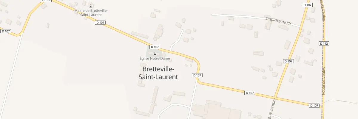 Plan du 9 Rte de l’Eglise à Bretteville-Saint-Laurent