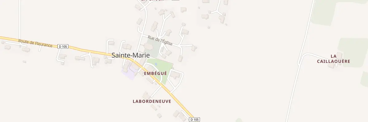 Plan du 5944 A Embois à Sainte-Marie