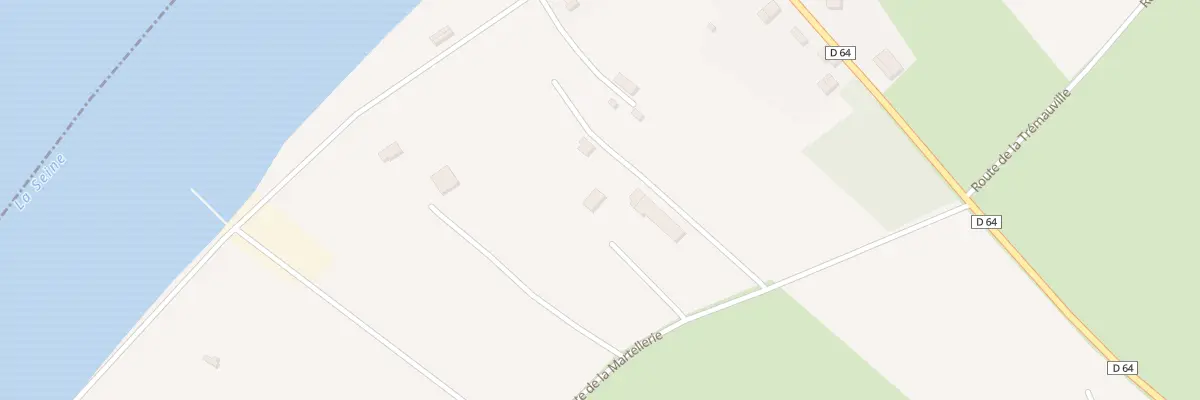 Plan du 238 Rte de la Martellerie à Berville-sur-Seine