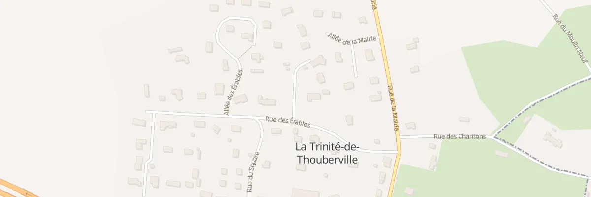 Plan du 8 Rue des Erables à La Trinité-de-Thouberville