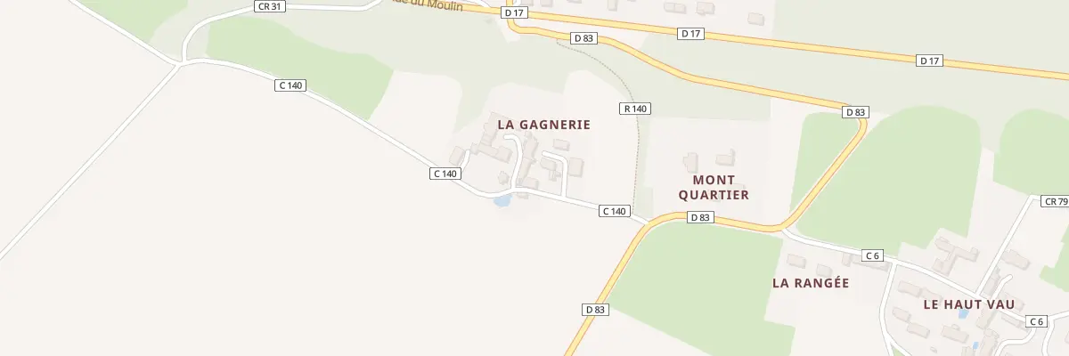 Plan du 4 La Gagnerie à Courçay