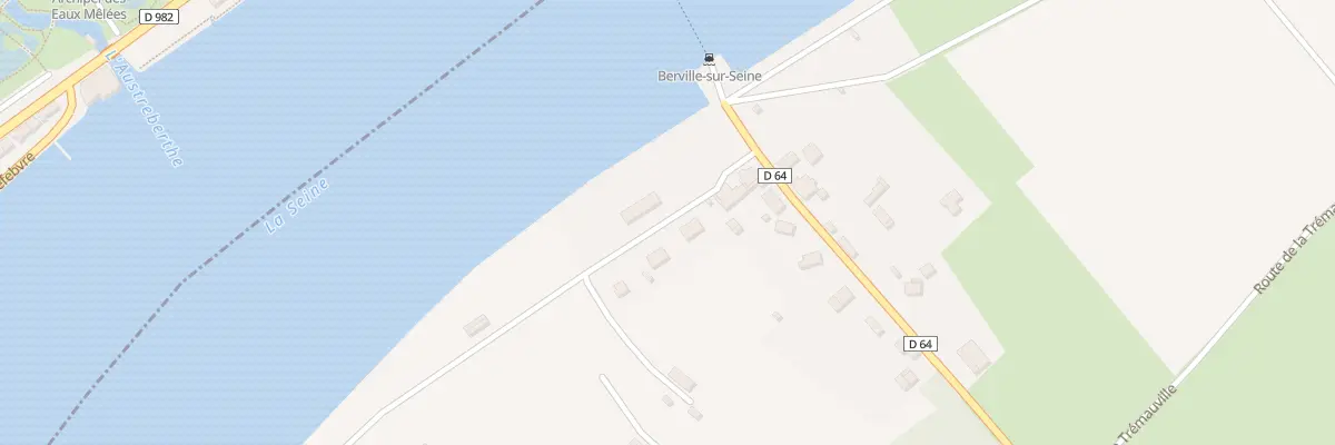 Plan du 3 Imp du Bac à Berville-sur-Seine