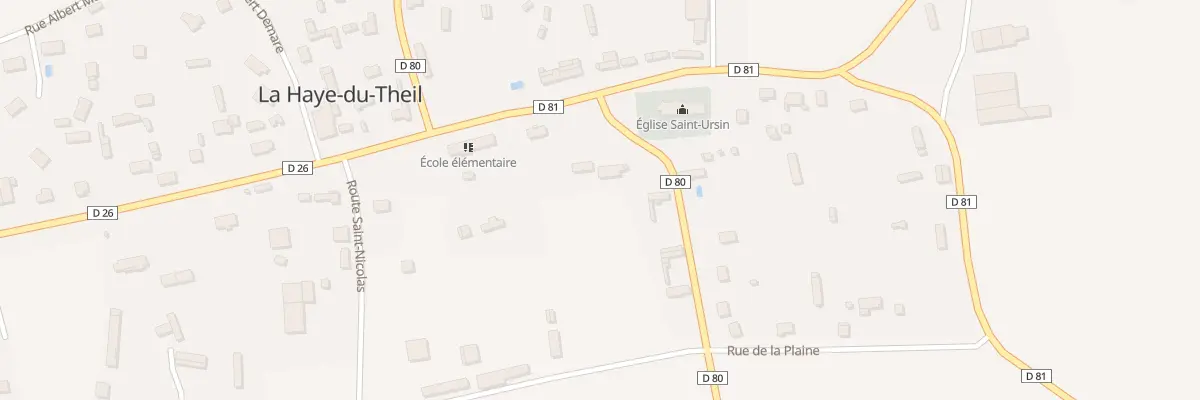 Plan du 2 Rte du Neubourg à La Haye-du-Theil