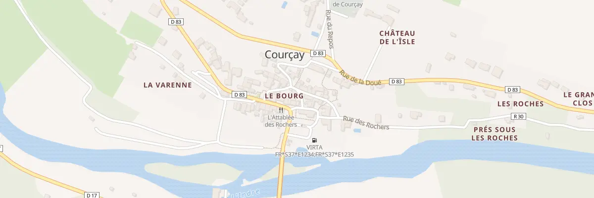 Plan du 3 Rue de la Montée à Courçay