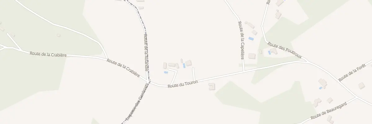 Plan du 1174 Rte du Touron à Limeuil