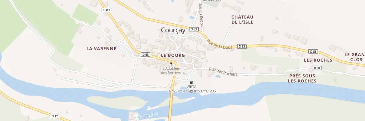 Plan du 1 Rue de la Montée à Courçay