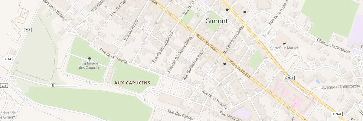 Plan du 56B Rue de la Combe du Midi à Gimont