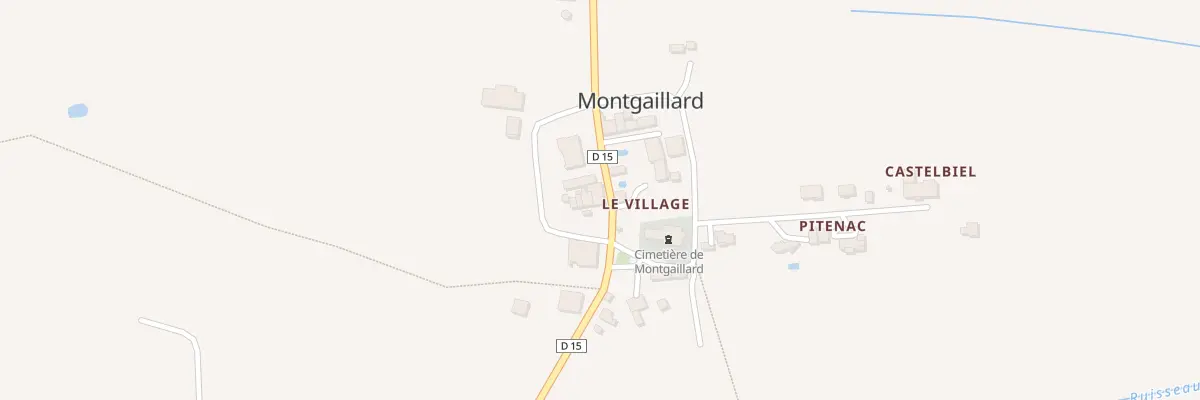 Plan du 2018 Rte de Gascogne Piquet à Montgaillard