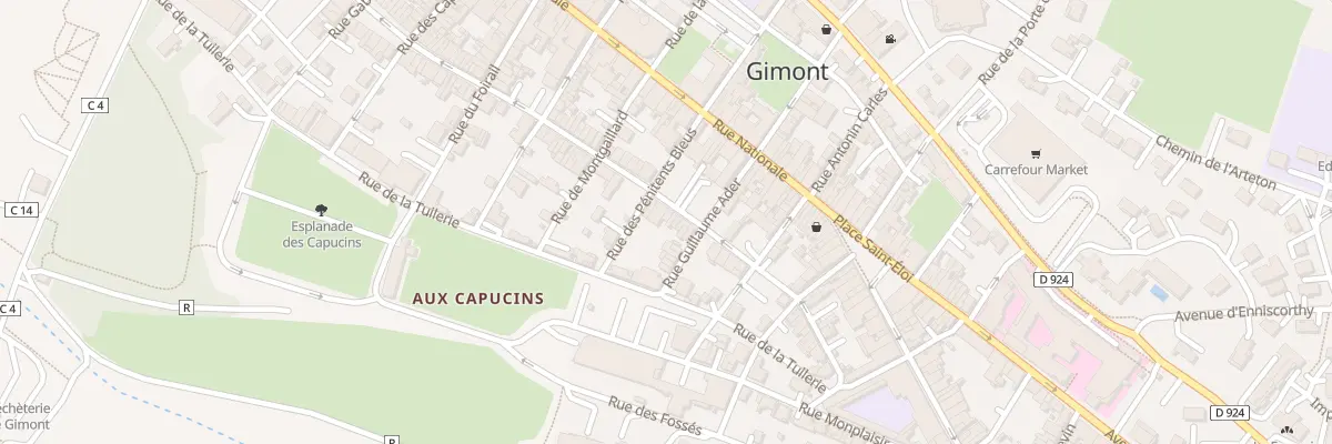 Plan du 58 Rue de la Combe du Midi à Gimont