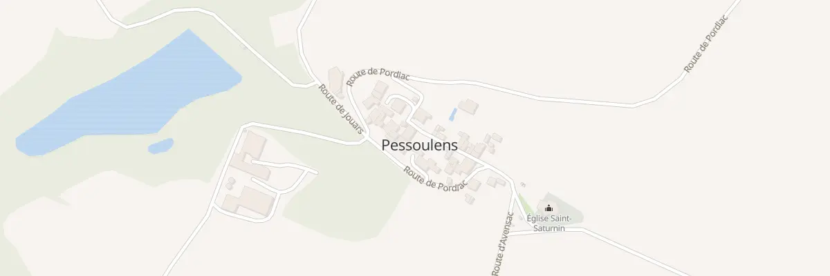Plan du 5038 Au Village à Pessoulens