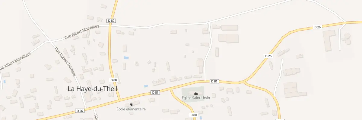 Plan du 65 Rte de Brionne à La Haye-du-Theil