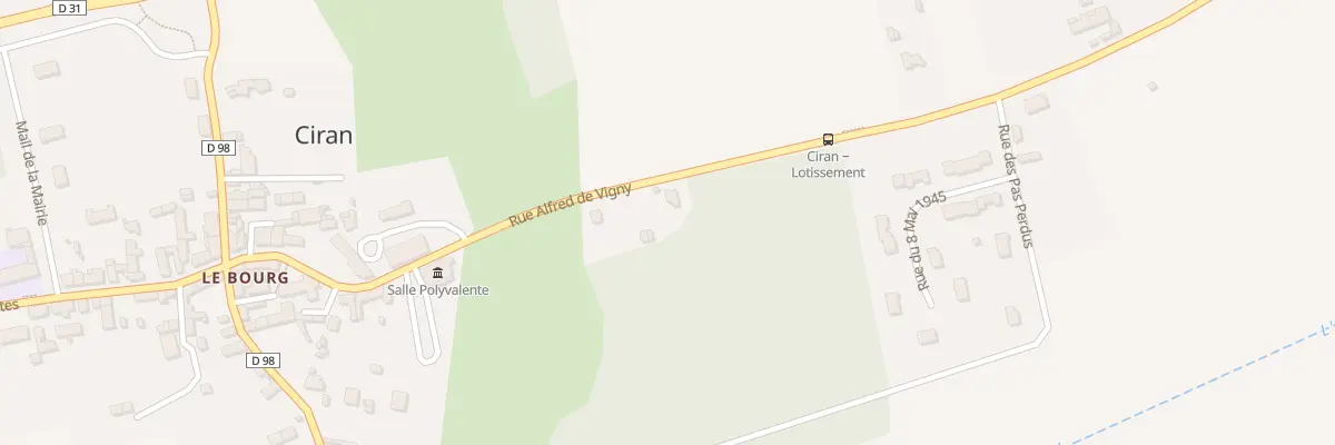 Plan du 120 La Taille des Plaisances à Ciran