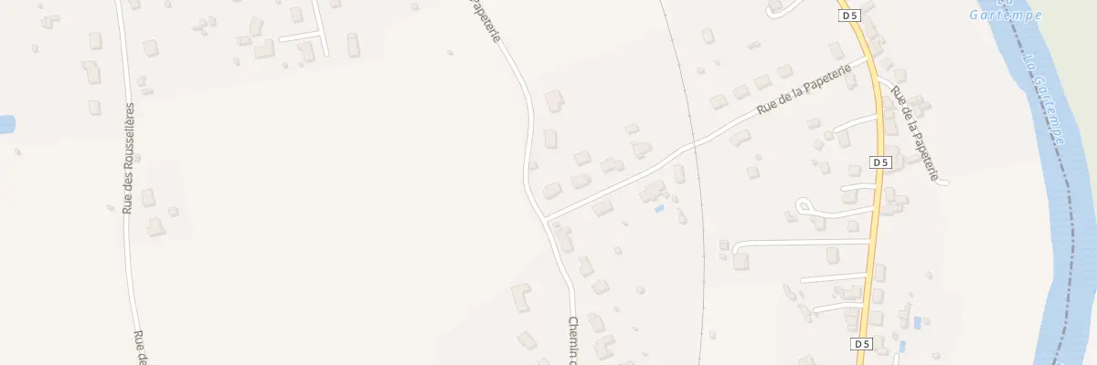 Plan du 65 Rue de la Papeterie à Saulgé