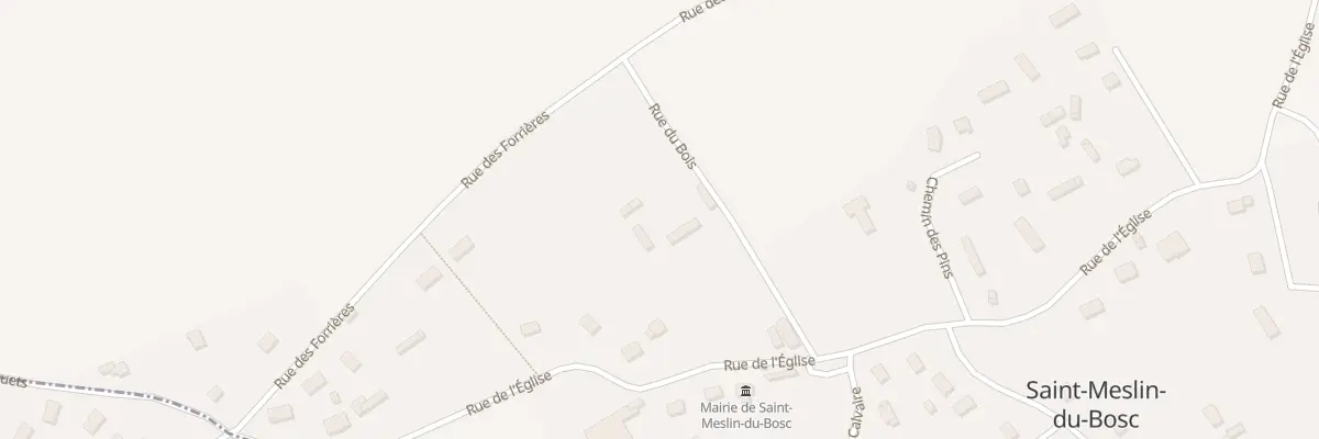 Plan du 21 Rue de l’Eglise à Saint-Meslin-du-Bosc