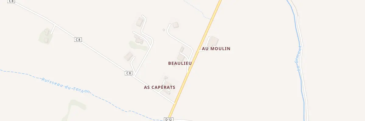 Plan du 769 Rte Départementale 12 à Escornebœuf