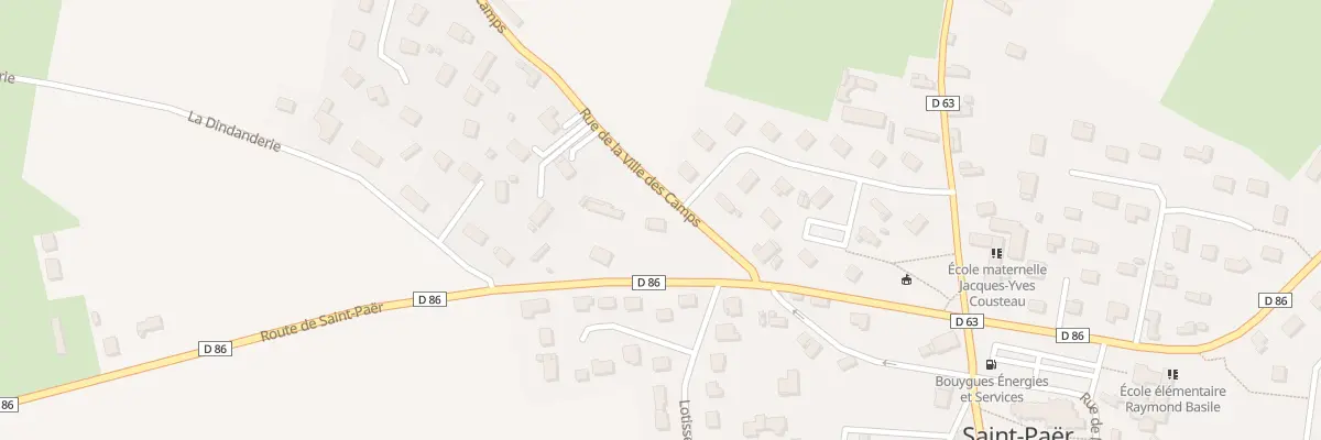 Plan du 6053 La Dindanderie à Saint-Paër