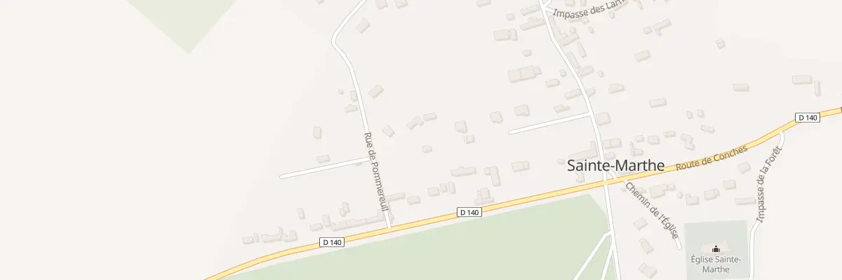 Plan du 19 Rue de Pommereuil à Sainte-Marthe