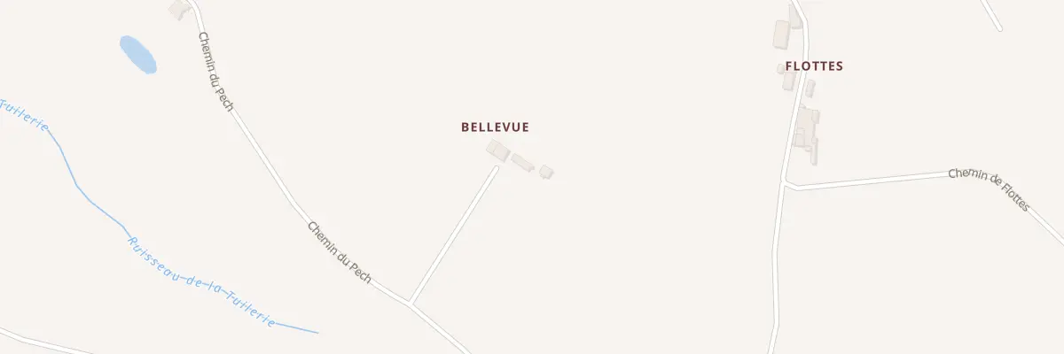 Plan du 5030 Bellevue à Perville