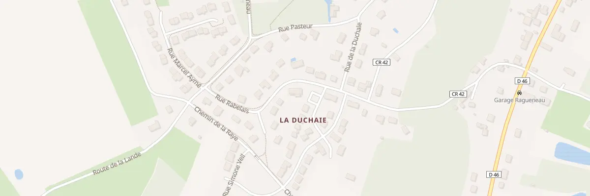 Plan du 467 La Duchaie à Reugny