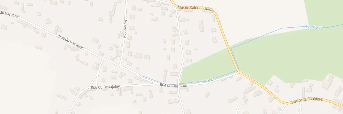 Plan du 5 Rue de la Borne à Breteuil