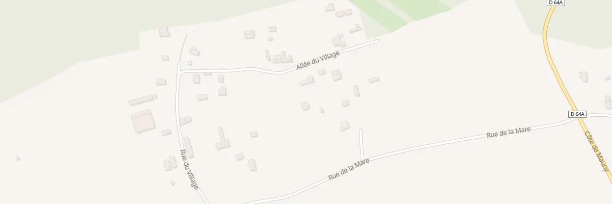 Plan du 4 All du Village à La Trinité-de-Thouberville
