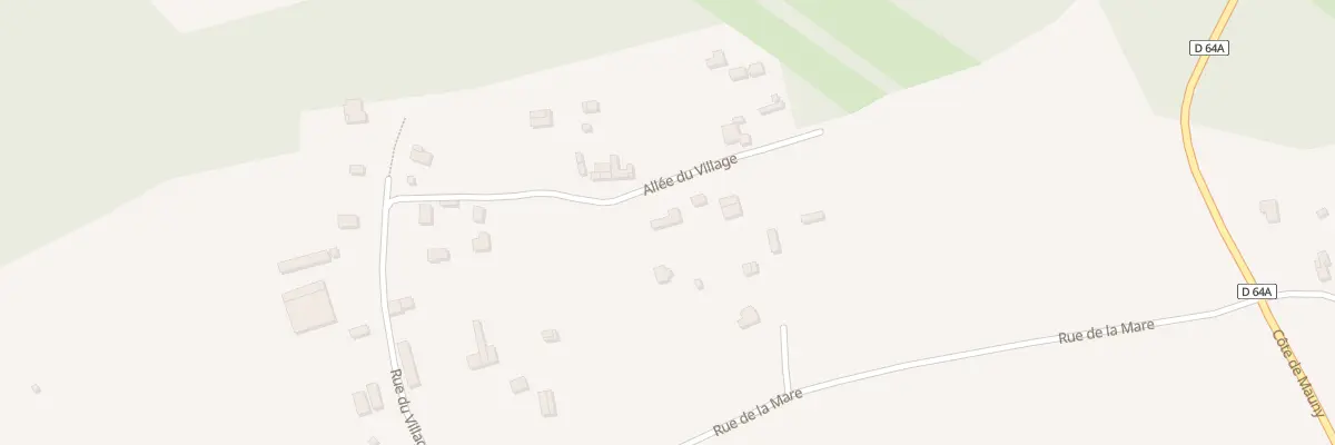 Plan du 6 All du Village à La Trinité-de-Thouberville