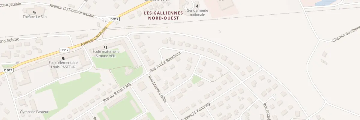 Plan du 8 Rue Andre Bauchant à Montoire-sur-le-Loir