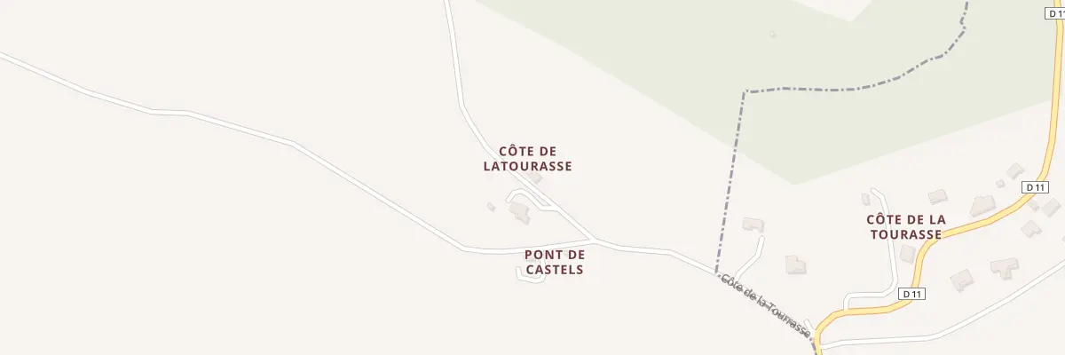 Plan du 5067 Cote de Latourasse à Clermont-Soubiran