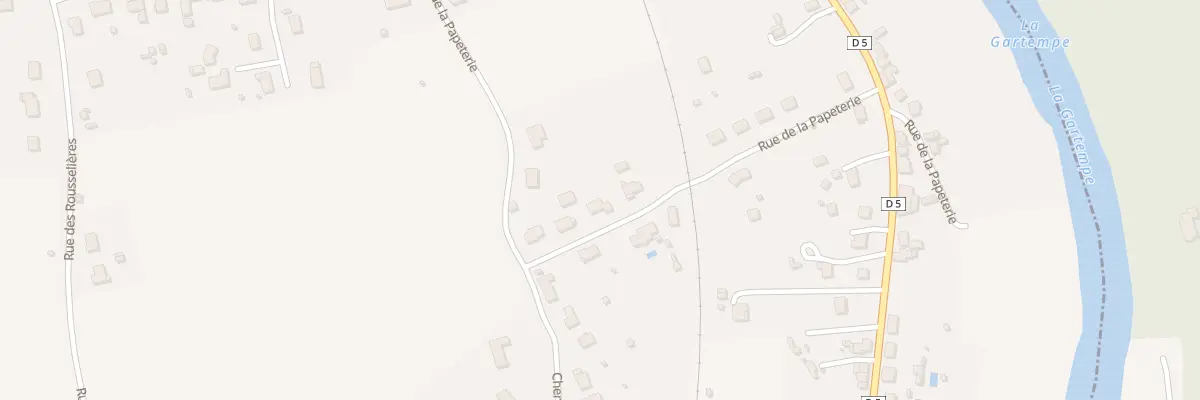 Plan du 69 Rue de la Papeterie à Saulgé