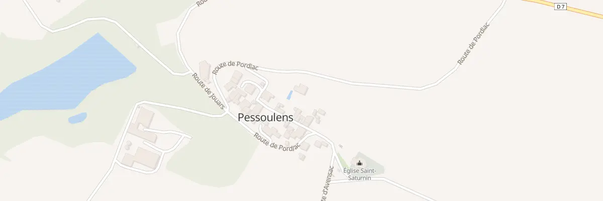 Plan du 5036 Au Village à Pessoulens
