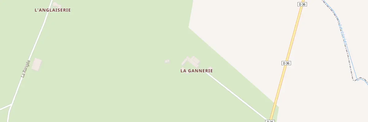 Plan du 153 La Gannerie à Moutiers-au-Perche