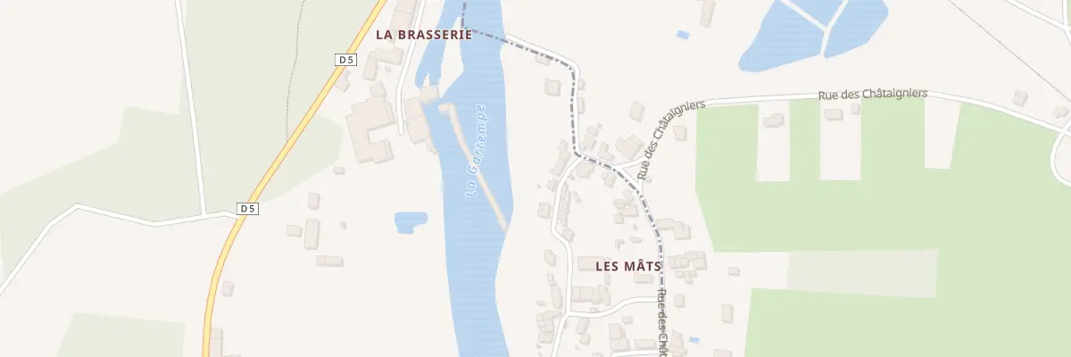 Plan du 6 Rue du Lavoir à Saulgé