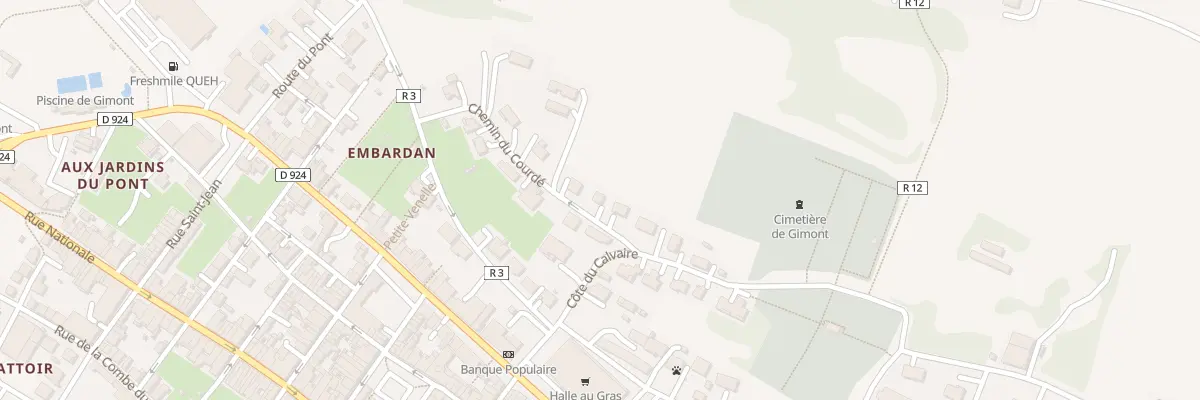 Plan du 21 Che du Courdé à Gimont