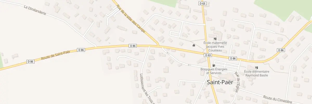Plan du 388 Lot Les Trois Cornets à Saint-Paër