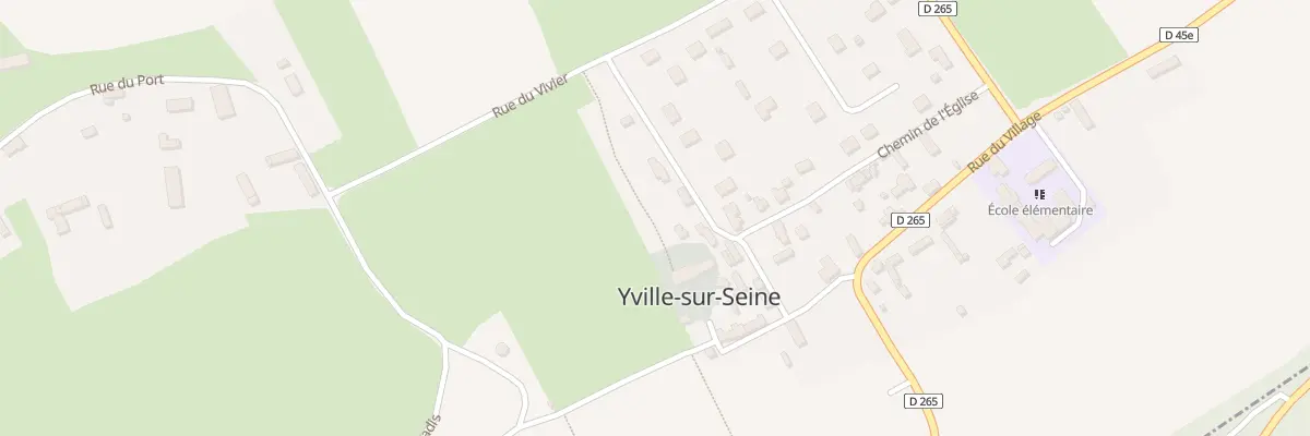 Plan du 5025 Le Village à Yville-sur-Seine
