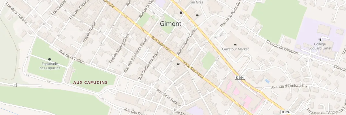 Plan du 128 Rue Nationale à Gimont