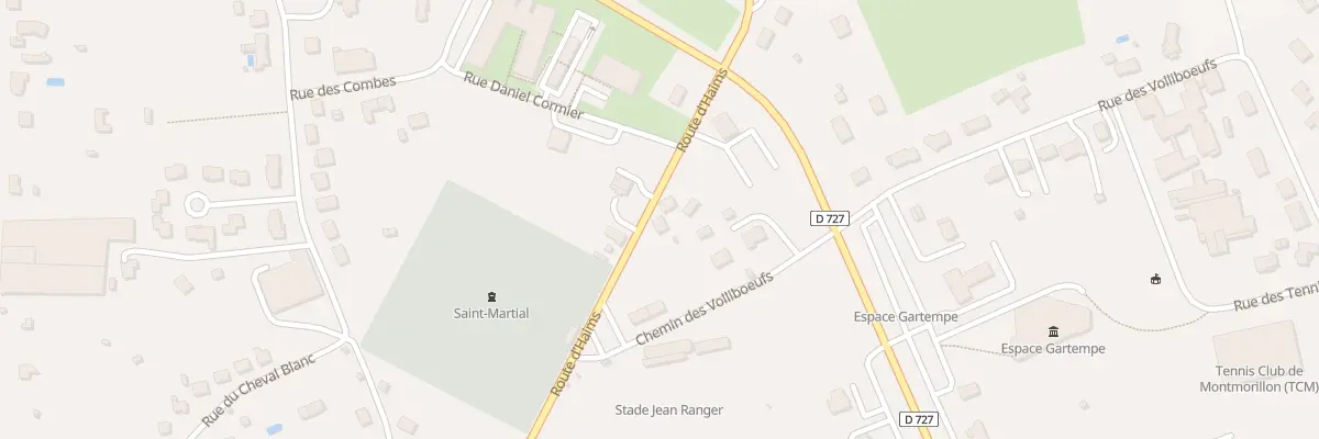 Plan du 42 Rte d’Haims à Montmorillon