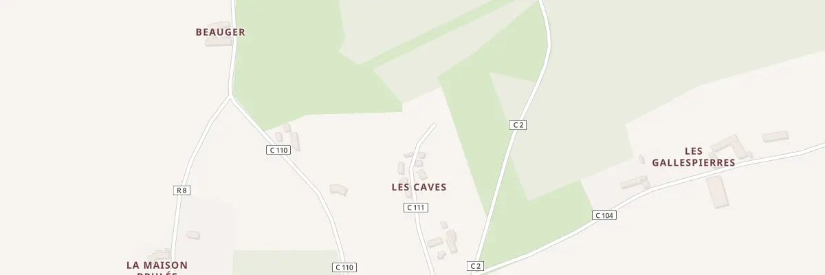 Plan du 11 Les Caves à Ciran
