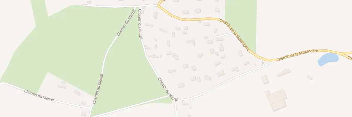 Plan du 20 Che du Heuzé à Saint-Pierre-du-Bosguérard