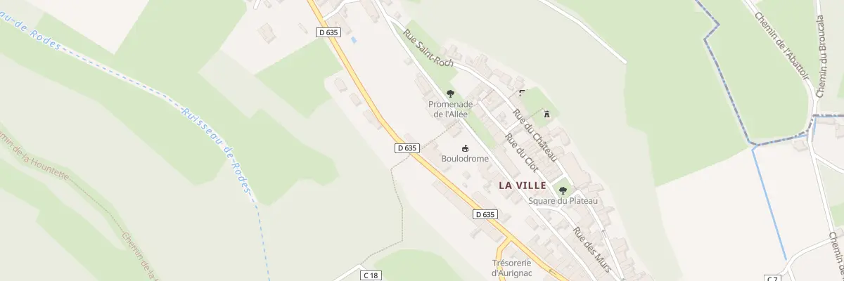 Plan du 50 Av Boulogne à Aurignac