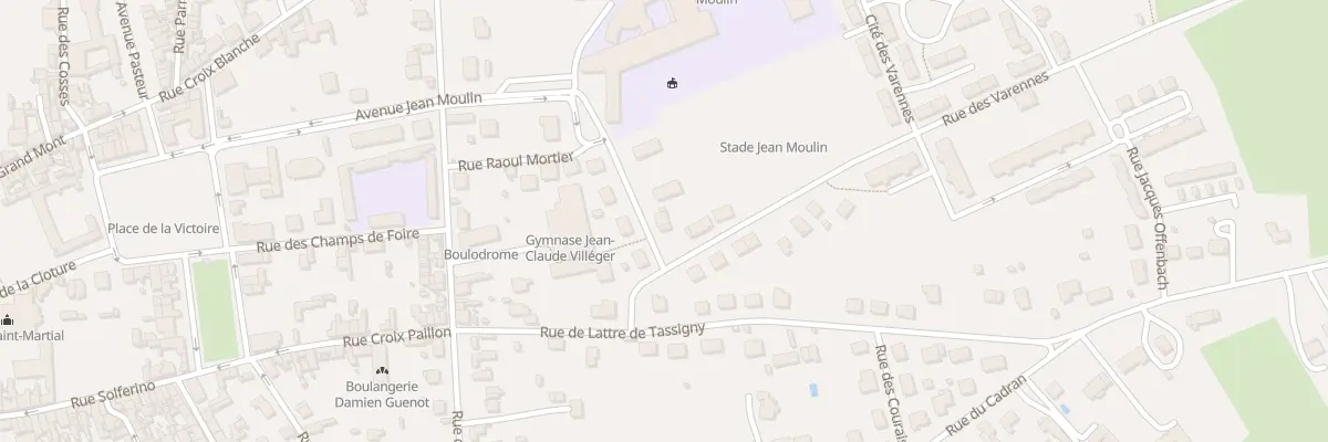 Plan du 15 Rue Raoul Mortier à Montmorillon