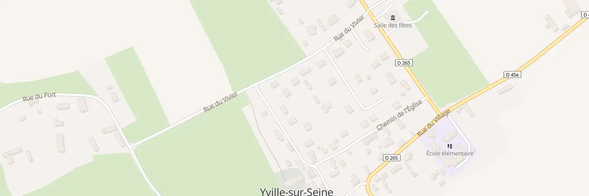 Plan du 155 Rue du Vivier à Yville-sur-Seine