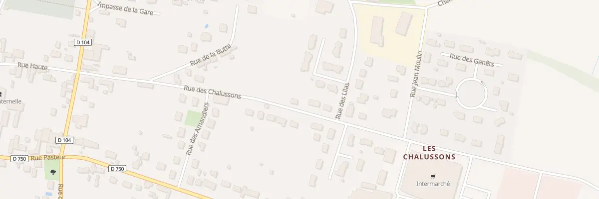 Plan du 535 Les Chalussons à Yzeures-sur-Creuse